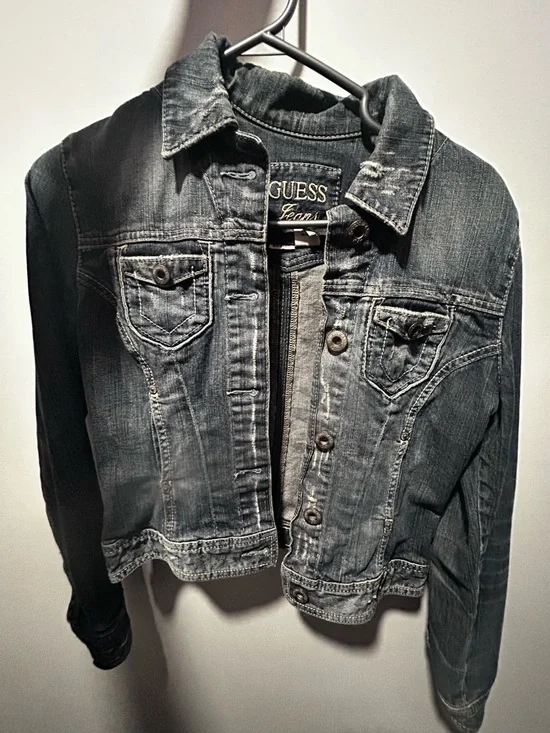 Guess Faded Blue Denim Jacket - Picture 2 of 2